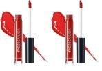 FACESCANADA Liquid Sindoor - Red, 2.5 ml | Highly Pigmented Rich Color | Quick Drying & Long Lasting | Velvet Matte Finish | Water-Proof | Smudge-Proof | Crease-Proof | Sponge Tip Applicator - Fast UK Delivery