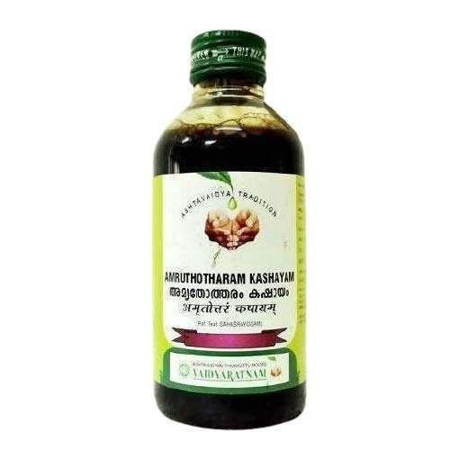 uk41inPIHKTRL-1.jpg Vaidyaratnam Amruthotharam Kashayam 200 ml (Pack of 2) Ayurvedic herbal products, Ayurveda Organic products - Fast UK Delivery - Image 1