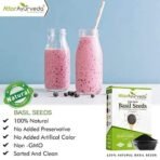 Attar Ayurveda Chia Seeds 500 Grams , Basil Seeds 500 Grams Combo Pack | 100% Natural, Preservative Free | Ideal for Weight Loss, Glowing Skin & Improved Hair Quality - Fast UK Delivery - Image 5