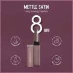 SUGAR Cosmetics Mettle Satin Lipstick | Highly Pigmented & Silky Matte Finish | Creamy Texture | Mango Butter Infused | 2.2 gm - 07 Gabriella (Soft Dusty Nude/Nude Pink) - Fast UK Delivery - Image 3