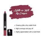 SUGAR Cosmetics Matte as Hell Lip Crayon | Lasts upto 8hrs | Water Resistent Lipstick for Women | 2.5gm - 28 Honey Rider - Fast UK Delivery - Image 4