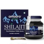 Amaara Herbs Pure Original Himalayan Shilajit/Shilajeet Resin 20g (Pack of 2) with Ashwagandha | Enhanced Strength & Stamina Formula for Men & Women | 4X Concentrated for Superior Results - Fast UK Delivery - Image 2