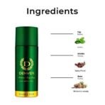 DENVER Hamilton Deo 200ML & Hamilton Talc - 100GM (Combo Pack of 2) | Long Lasting Fragrance Premium Talcum Body Powder for Men - Fast UK Delivery - Image 5