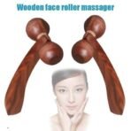 FA INDUSTRIES Wooden Cutter Handy Pain Relief T-Roller Massager (8x6 cm), Wooden Face massager (5x2.5 cm) (Set of 2) - Fast UK Delivery - Image 7