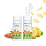 Mamaearth Vitamin C Foaming Face Wash with brush, Combo Pack with Refill for Skin Illumination - 150 ml + 150 ml - Fast UK Delivery - Image 3