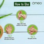 BJAIN Omeo Alcohol Based Aloe Vera Hand Sanitizer Gel -500Ml|99.99% Effective Against Germs,70% Alcohol,Germ Protection For All Skin Friendly And Safe For Kids - Fast UK Delivery - Image 6