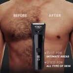 Manspot Groin Hair Trimmer For Men, Electric Ball Trimmer/Shaver, Replaceable Ceramic Blade Heads, Waterproof Wet/Dry Groin & Body Shaver Groomer, 90 Minutes Shaving After Fully Charged (Clearball) - Fast UK Delivery - Image 6