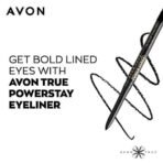 Avon True Color Powerstay Eyeliner - Carbon Black - 0.28 gm | Long-Lasting Twist-up Eyeliner | Waterproof, Transfer & Smudge Proof - Fast UK Delivery - Image 6