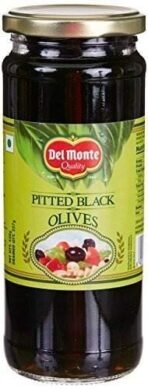 Del Monte Black Pitted Olives, 450g - Fast UK Delivery - Image 2