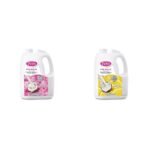 Fem Safe Handz Hand Wash - Enriched with the Goodness of Saffron & Blossom with Coconut Milk - 5 L & Fem Safe Handz Handwash, Refill Pack - 5 L - Fast UK Delivery