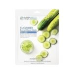 MIRABELLE COSMETICS KOREA Cucumber Facial Serum Sheet Mask (Pack Of 1), 25Ml - Fast UK Delivery