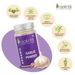 Praakritik Organic Garlic Powder | 100% Organic & 100% Natural | Ready to Use | 100% Vegetarian | No Added Preservatives and Colors | Pack of 4 | 100 Grams Each - Fast UK Delivery - Image 6