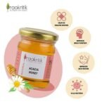 Praakritik Acacia Honey Natural, Organic, Pure Vegetarian, Unprocessed, 150 Grams, Unpasteurised, Honey Small Pack, Pack of 1, Daily Nutrition - Fast UK Delivery - Image 5