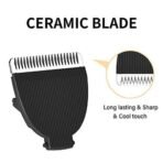MANSPOT Black Replaceable Blade (2Pcs) Men's Manscape Trimmer, Ceramic Blade Ball Trimmer/Shaver for Men Replacement Head - Fast UK Delivery - Image 6