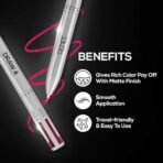 RENEE Draw 4-4-in-1 Lip Liner, Four Shades Pinks, Brown, Nude & Red in One Pen - Highly Pigmented, Rich Texture, Matte Finish, One-swipe Application & Travel-friendly - Fast UK Delivery - Image 3