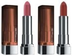Maybelline New York Matte Lipstick, Intense Colour, 676 East Village Rose, 3.9g & Maybelline New York Matte Lipstick, 660 Touch of Spice, Color Sensational Creamy Matte Lipstick, 3.9g - Fast UK Delivery - Image 2