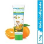 Mamaearth Natural Toothpaste for Cleanses Cavity,Plaque Repairing, Orange Flavour, SLS Free, with 750 Ppm Fluoride, 4+ Years, Plant Based with No Harmful Chemicals, 50Gm - Fast UK Delivery - Image 5