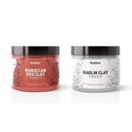 Beaface Combo of 2 Moroccan and Kaolin Clay Powder Each of 100 gm (Regenerates Skin cells and Reduce Wrinkles) Natural Kaolin Clay Powder | Moroccan Red Clay Powder For Skin - Image 2