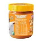 Dr. Oetker FunFoods Peanut Butter+ 100% Organic Honey Crunchy | 375g | No Refined Sugar | Sweetened With Honey | Rich in Protein, Vitamin B6 & B3 | Breakfast Spread - Fast UK Delivery - Image 4