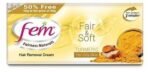 Fem Fairness Naturals Hair Removal Cream Fair and Soft Oily Skin - 40 g with Extra 50% - Fast UK Delivery - Image 2