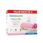 Mamaearth Multani Mitti Moisturizing Lotion Soap with Multani Mitti & Rose for Oil Control & Acne 125g (Pack of 4) | Benefits of Lotion in a Soap | Deeply Cleanses & Moisturizes | Grade 1 Acne Soap - Fast UK Delivery - Image 2