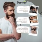 Deewal Mooch & Beard Oil - Natural Grooming Solution for a Well-Maintained Look | Nourishing Formula for Facial Hair | Promotes Growth & Softness | 50ml - Fast UK Delivery - Image 4
