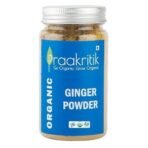 Praakritik Organic Ginger Powder, 100% Organic Powder, Daily Use Healthy Ginger Powder, No Artificial Color No Artificial Flavor, Pack of 3, 100 Grams Each Total 300 Gram - Fast UK Delivery - Image 3