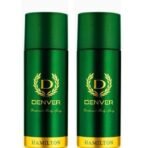 DENVER Hamilton Deo - 165ML Each (Pack of 2) | Long Lasting Deodorant Body Spray for Men - Fast UK Delivery - Image 2