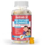 Nutrabud Multivitamin Gummies for Kids, Men, Women, Adults | No Added Sugar | For- Healthy Growth, Immunity & Energy | Mango Flavor Veg Gummy Bears Supplement - 60 Count (Pack Of 1) - Fast UK Delivery - Image 2