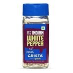 CRISTA White Pepper Seeds | Safed Mirch Sabut | High Volatile Oil Content | Zero added Colours, Fillers, Additives & Preservatives | Farm Fresh, Dried & Natural | 50 gms - Image 2