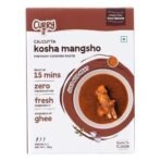 CURRYiT Ready to Cook Mini Pack Veg & Non-Veg Combo Pack of 6 | Pav Bhaji,Butter Masala,Rajma,Kosha Mangsho,Kashmiri Rogan Josh, Chettinad Gravy Paste | Made with Ghee (120g each, Serves 2 each) - Fast UK Delivery - Image 6