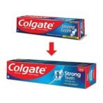 Colgate Strong Teeth, 500g (Combo Pack of 2), India's No: 1 Toothpaste Brand, Calcium-boost for 2X Stronger Teeth, Prevents cavities, Whitens Teeth, Freshens Breath - Fast UK Delivery - Image 3
