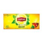 Lipton Black Tea Mint, 25 Tea Bags, 57.5g - Fast UK Delivery - Image 2