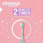 Closeup Sonic Expert Electric Toothbrush for Adults, Pack of 1+2 Heads (Pink) - Fast UK Delivery - Image 7