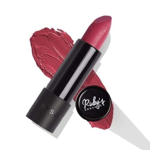 uk41mHZpG4cL-1.jpg Ruby's Organics Semi-Matte Lipstick for Women All Indian Tones- Highly Pigmented, Moisturizing, Non Drying, Lightweight and Long Lasting- Lip Makeup, Synthetic Chemical Free- Pink Rhubarb, 3.7g - Fast UK Delivery - Image 1