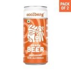 Coolberg Peach Non Alcoholic Beer 300ml CANs - Pack of 2 (300ml x 2) - Fast UK Delivery - Image 3
