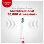 Colgate Proclinical 250R Deep Clean Rechargeable Sonic Toothbrush for adults, Electric Toothbrush with Soft Bristles, Healthier Gums in 4 Weeks (With Replaceable Brush Head, Charger included,White) - Fast UK Delivery - Image 4
