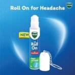 Vicks Headache Relief Roll-On, 2s Pack, Fast Action in 2 Minutes, with Menthol & Camphor - Fast UK Delivery - Image 3