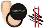 FACESCANADA Weightless Stay Matte Finish Compact Powder - Natural 9 G And Magneteyes Metallic Kajal Pencil - Black, (Pack Of 2), 0.35 gram - Fast UK Delivery - Image 2