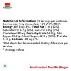 Amul Adrak Chai Instant Tea Mix, 14 g | Pack of 10 Sachets - Fast UK Delivery - Image 3