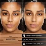 FACESCANADA Rose Glow Kit | Rose Gold Strobe Cream (30Ml) + Warm Sand All Day Medium to High Buildable Coverage Hydra Matte Mini Foundation (15Ml) | Makeup Kit For Women (Combo Pack Of 2) - Fast UK Delivery - Image 6