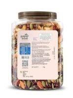 Paper Boat Absolute Health Dry Fruits Mix, Premium Trail Mix | Healthy Mixed Nuts with Dry Fruits | Almonds | Cashews | Cranberry | Pumpkin Seeds | Candied Amla, Reusable Jar (1000g) - Fast UK Delivery - Image 3
