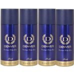 DENVER Pride Deo - 165ML Each (Pack of 4)| Long Lasting Deodorant Spray For Men - Fast UK Delivery - Image 2
