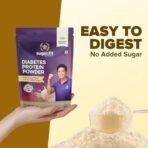 Sugar.Fit Active Diabetes Plant Protein Powder - 350g Vanilla, Pea Protein Isolate, Low GI Diabetic Friendly Plant Based, Sugar Free Supplement for Managing Blood Sugar & Weight for Men & Women - Fast UK Delivery - Image 6