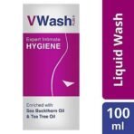 VWash Plus Expert Intimate Hygiene, With Tea Tree Oil, Liquid Wash Prevents Dryness, Itchiness And Irritation, Balances PH, Paraben Free, 100 ml - Fast UK Delivery - Image 3