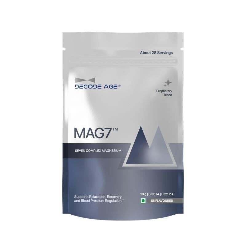 uk41nnbPJtn1L-1-1.jpg Decode Age Mag7 Powder | Magnesium Complex Supplement | Supports Mood, Bone and Muscle Health, Metabolism | 10gm, 28 Servings - Fast UK Delivery - Image 1