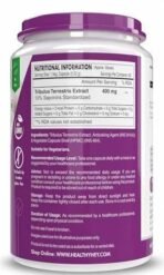 HealthyHey Nutrition Tribulus Terrestris - 60 Count 10% Saponins - Highest Purity On The Market - (Pack of 1-60 Caps) - Fast UK Delivery - Image 3