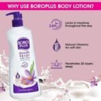 BoroPlus Doodh Kesar Body Lotion | Ayurvedic | 24 hrs Moisturisation | For Soft Glowing Skin | With Vitamin E |No Parabens|600ml - Fast UK Delivery - Image 6