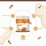 Beanut Peanut Butter Protein - 340gm, 100% Pure Roasted peanuts,NON-GMO Gluten & Cholesterol Free, Vegan, High in Protein, Nut Butter, Peanut Butter - Fast UK Delivery - Image 5
