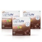 Dr. Morepen LightLife On-The-Go Meal | 19g Protein | 8g Fibre | 24 Vitamins & Minerals | Sustainable Weight Management Support for Men & Women | 15 Sachets - Fast UK Delivery